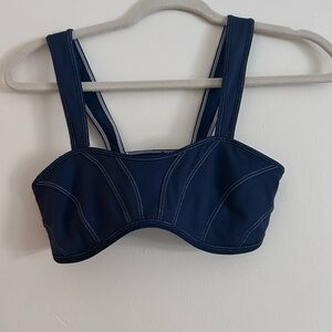 ALO Yoga Deep Blue Sports Bra